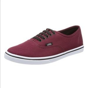 Authentic Lo Pro Vans- Burgundy